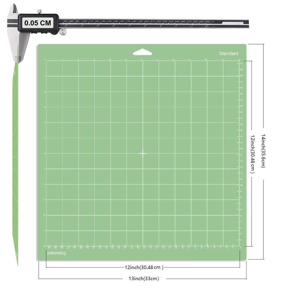 Green Standard Adhesive Vinyl Cutter Mat factory